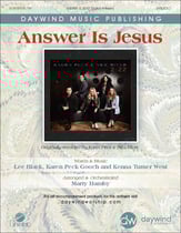 Answer Is Jesus SATB choral sheet music cover
